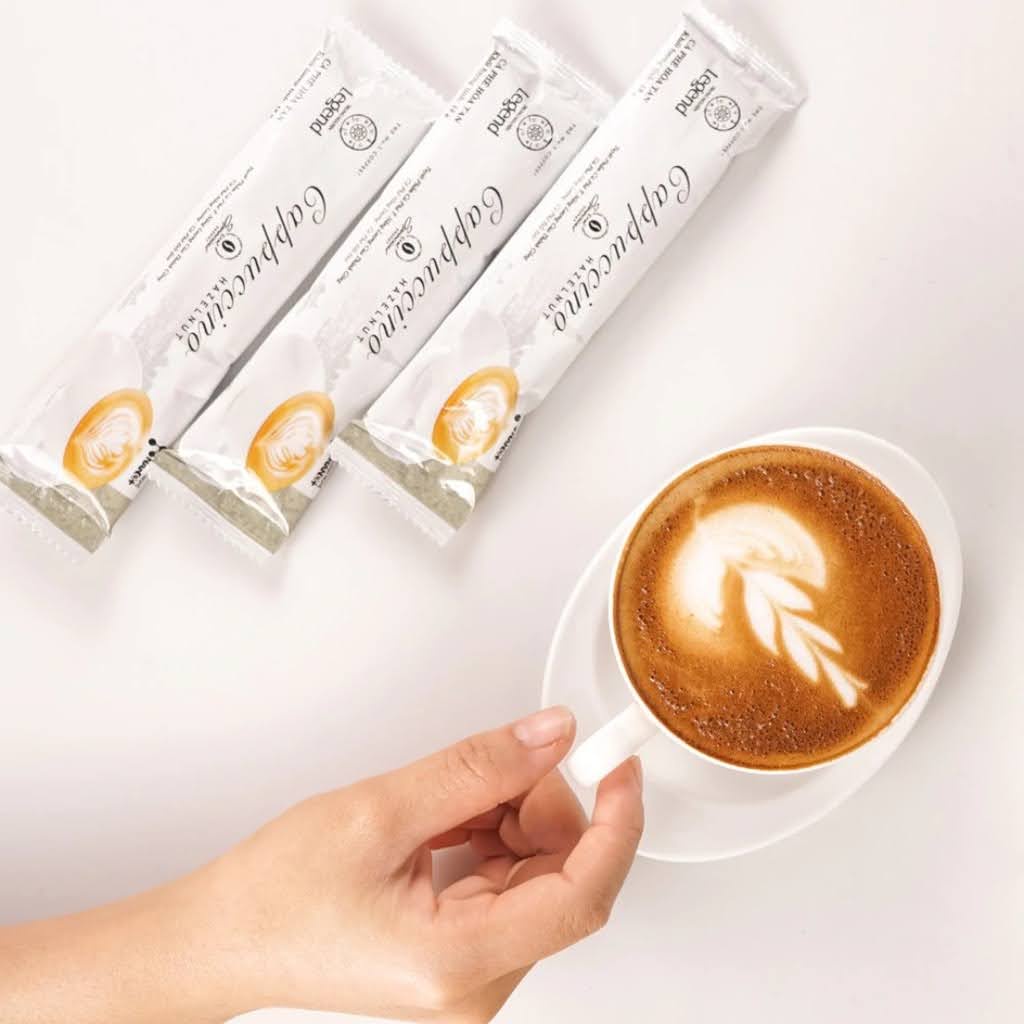 Trung Nguyen VIETNAM Cappucino Hazelnut_Legend Specialty Instant Coffee