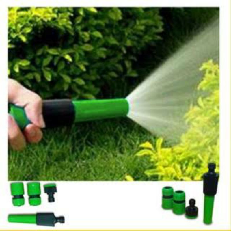 SEMPROTAN AIR GREEN GARDEN 1/2 + SAMBUNGAN SELANG / HOSE NOZZLE SPRAY GUN