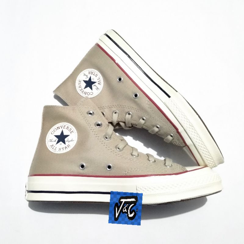 Converse Chuck 70 70s Side Zip Zipper Trance Form Heritage Hi Papyrus