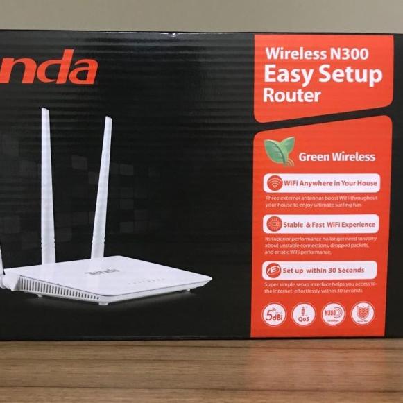 Tenda F3 Wireless Router 300Mbps 3 Antena WIFI modem router LAN port