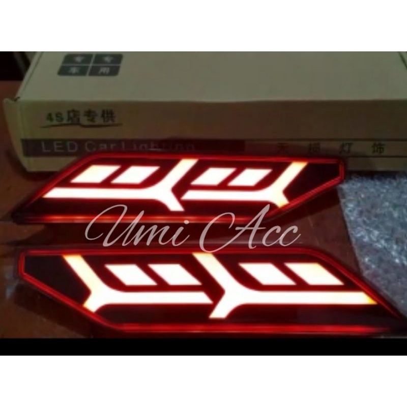 Lampu Led Bumper Belakang All New Pajero 2021 2022 Up Reflektor Pajero