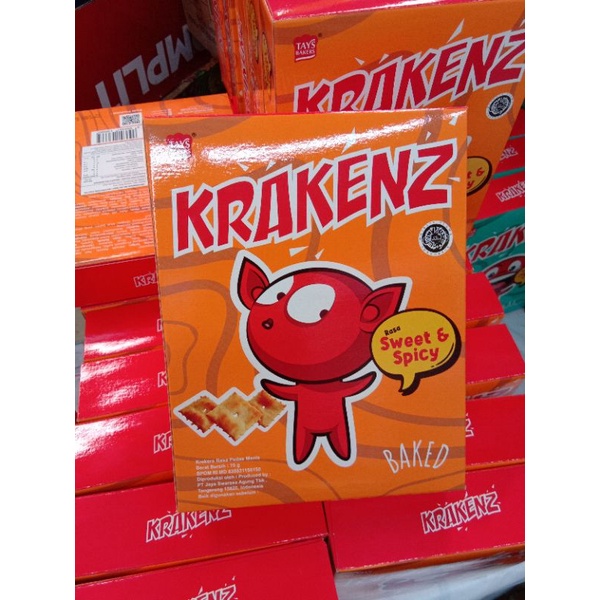 

KRAKENZ BAKED 70g rasa Japanese curry dan sweet & spicy.