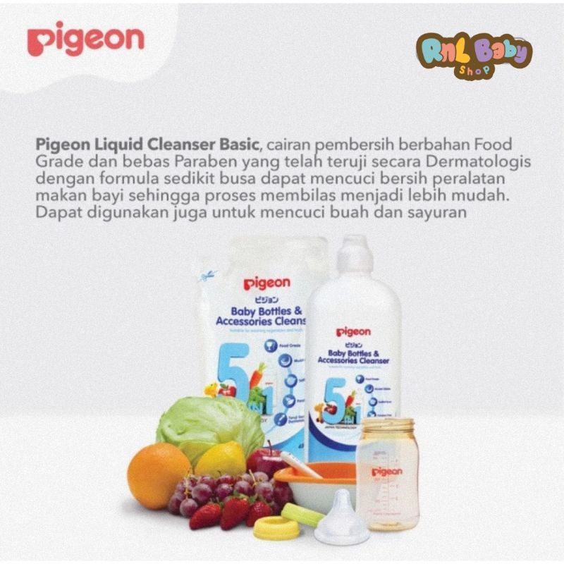 Pigeon Baby Bottles &amp; Accesories Liquid Cleanser 450 ml - Sabun Cuci Botol