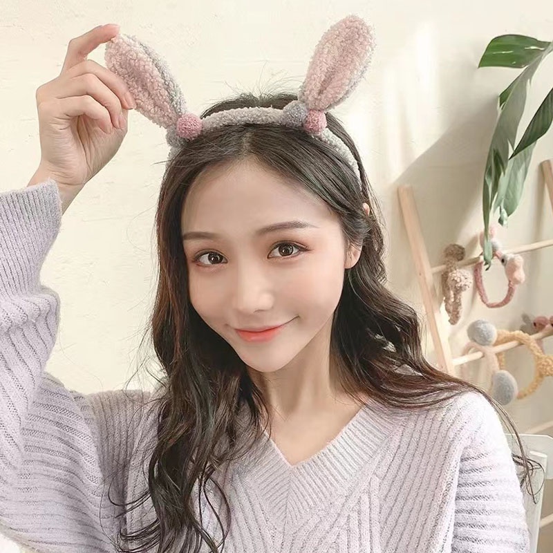 Korea Bando Bandana Wanita Ikat Kepala Lembut Mewah Lucu Fashion Aksesoris Import