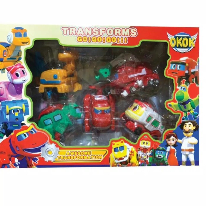 mainan anak Gogo Dino set