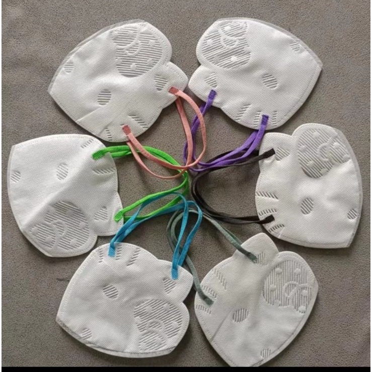 Masker Fashion Duckbill HELLO KITTY DEWASA Icare 4ply Hellokitty mask