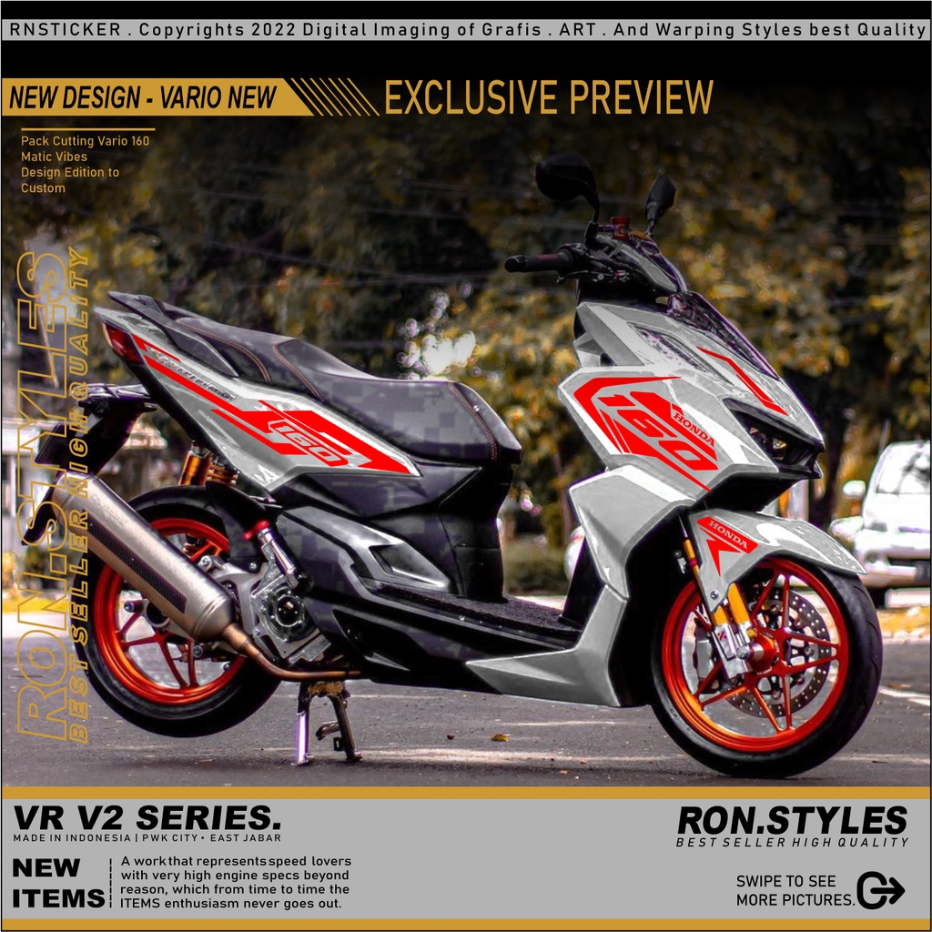 V2 CUTTING STRIPING VARIO 160 2021-2022 STRIPING VARIASI VARIO NEW 160 CUTTING STIKER VARIO 2022 STIKER VARIO NEW 160 HITAM DOF STIKER BODY VARIO 160 LIS BODY VARIO 160 STRIPING VARIASI VARIO 160 NEW DESIGN