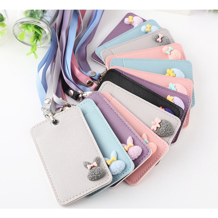 

Id Tag Tempat Kartu / Id Card / Tag Holder Dengan Tali Strap