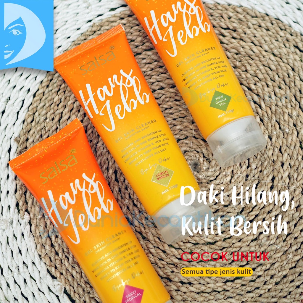 SALSA Hans Jebb Peeling Gel Perontok Daki dan Ketiak Hitam Exfoliating Gel Salsa Body care BPOM