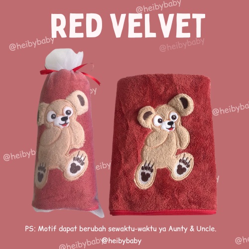 Cotton Candy Baby Towel / Handuk Bayi / Kado Bayi / Kado Lahiran - Bear