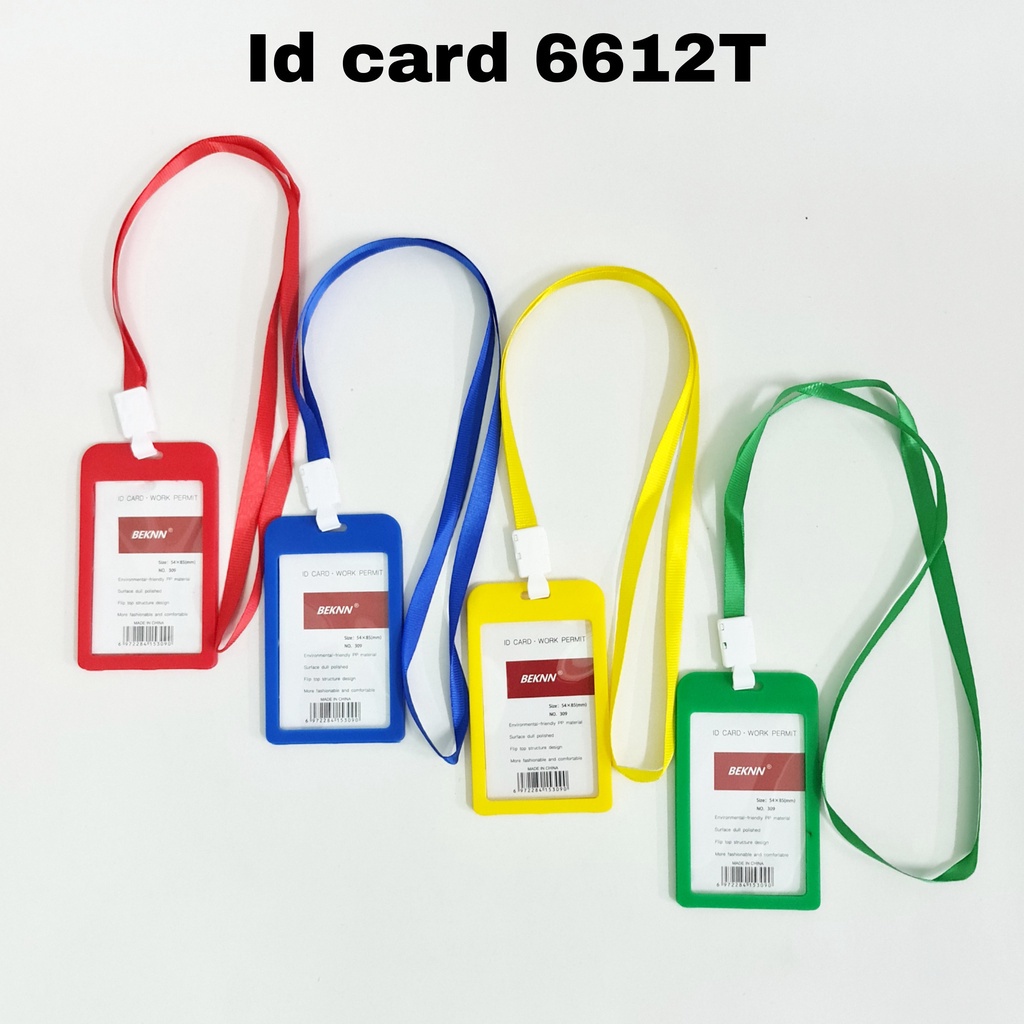 

GG ID Card+Tali 6612T(10pc)/Kartu ID/Gantungan Nama/Name Tag
