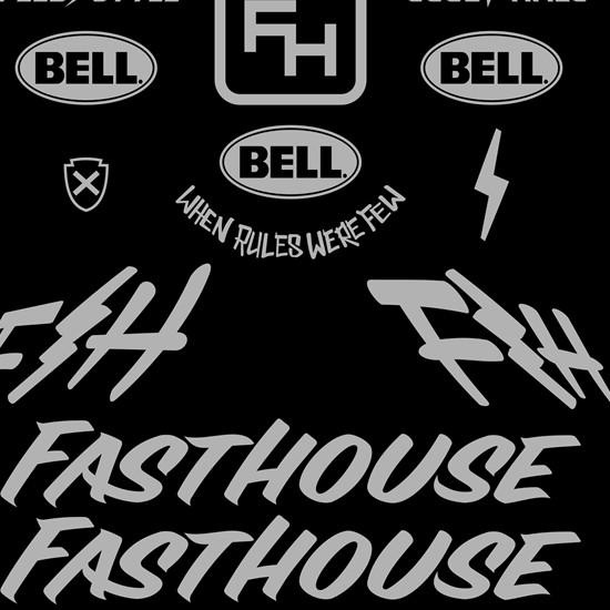 CUTTING STIKER HELM CROSS BELL FASTHOUSE 1 SET HELM SIMPSON HELM BELL