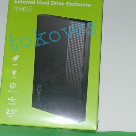ROBOT RSHD10 Casing External HDD/SSD 2.5 Inch SATA USB 3.0 Enclosure