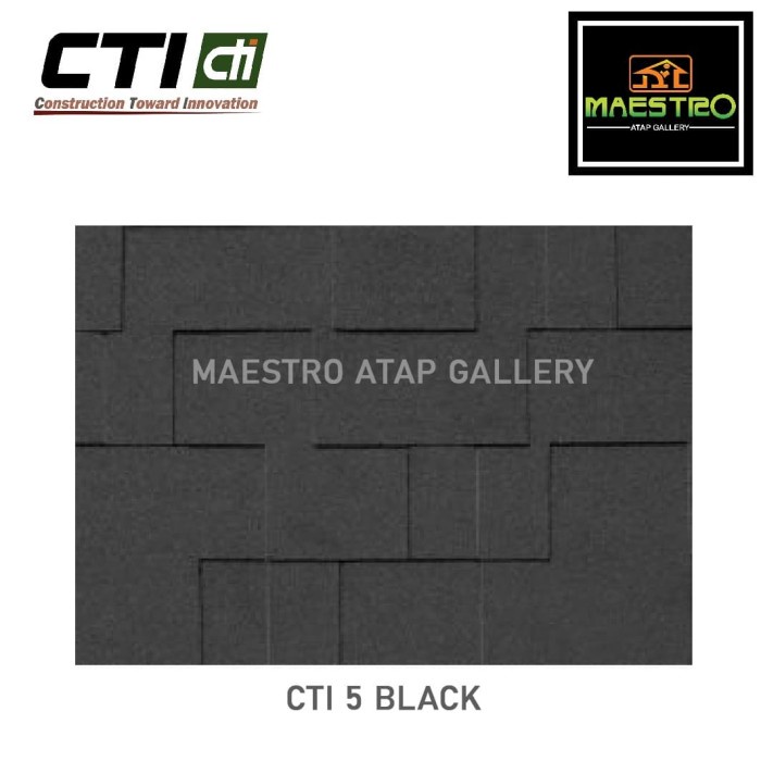 Atap Bitumen CTI CT5 Black