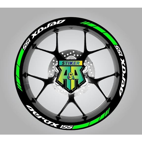 AA STIKER VELG AEROX 155 FLIP | STIKER LIS VELG AEROX