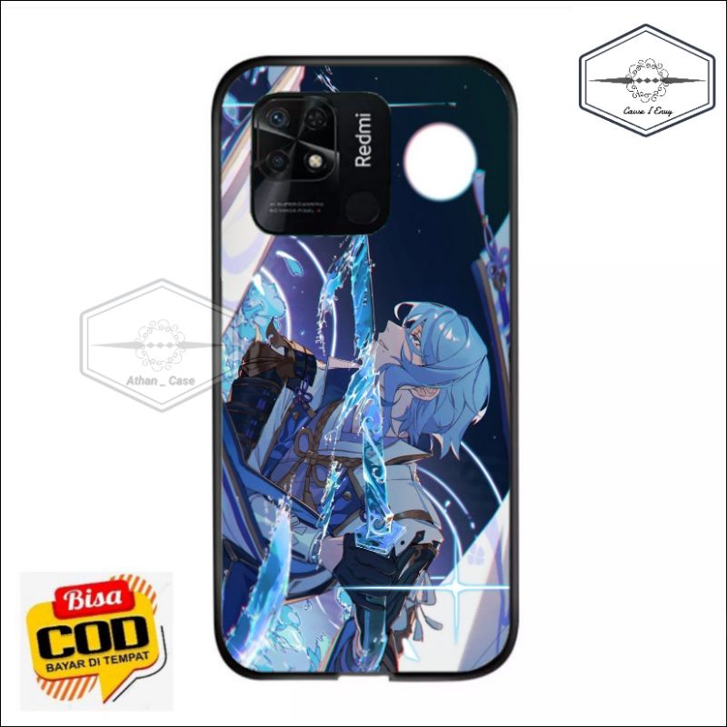 Athan Case [Redmi] 10A & 10C Fashion Animasi Aesthetic [GenshinImpact] Unik Keren series 001