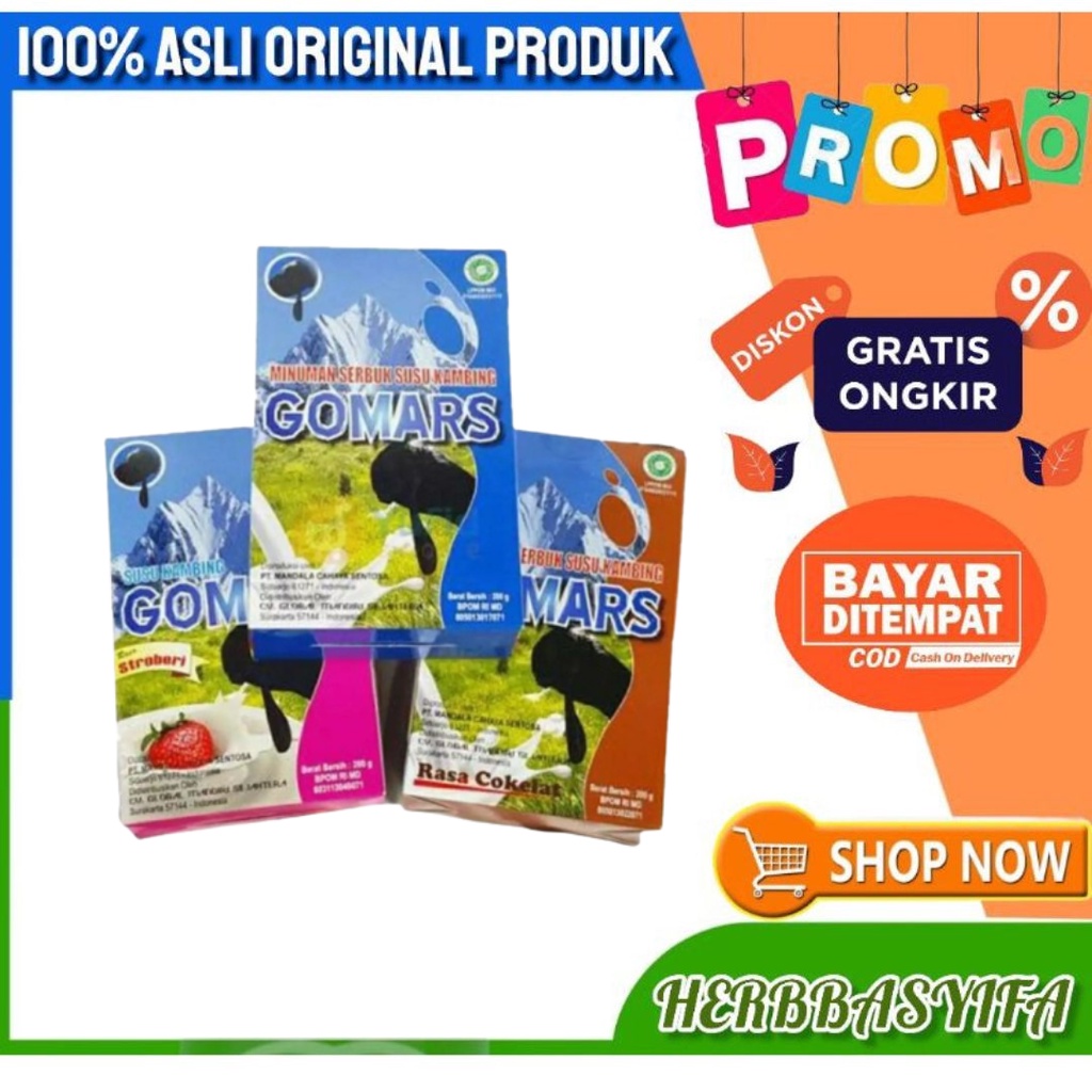 

Susu kambing etawa GOMARS asli original 200gr