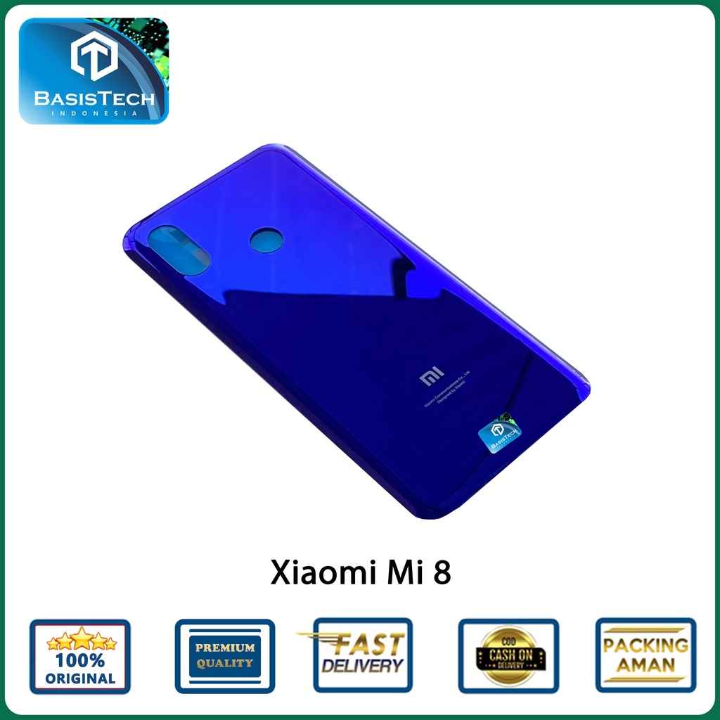 BACK COVER BACKDOOR CASING XIAOMI 8 - XIAOMI Mi 8 ORIGINAL QUALITY