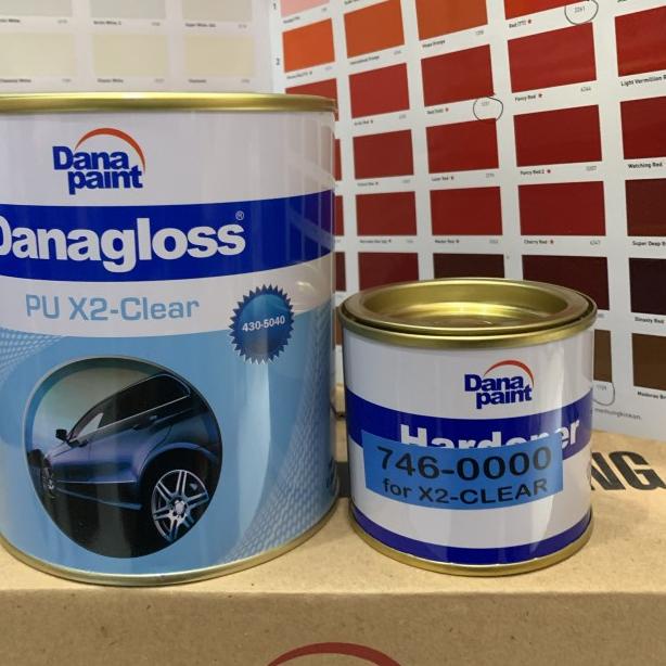 Clear coat / pernis / vernish / danagloss PU x2 clear