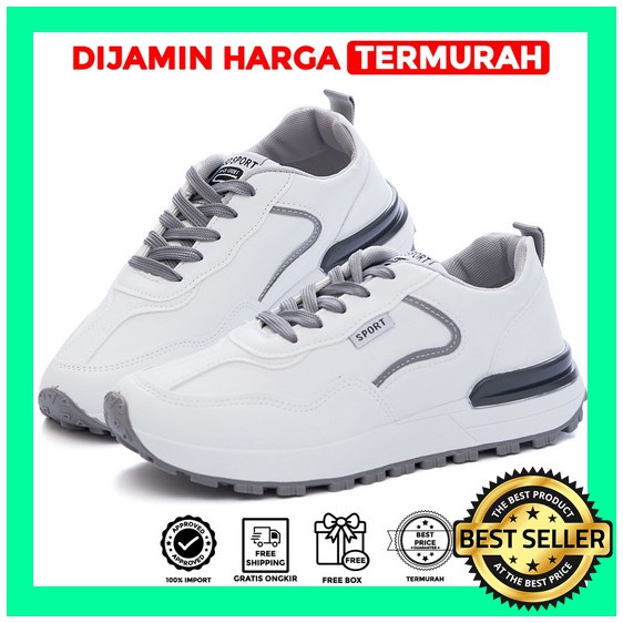Soepatu Hitam Putih Krem Pvn Fashion Sepatu Sneaker Sneakers Casual Wanita Cewek Dewasa Onl Ori Impo