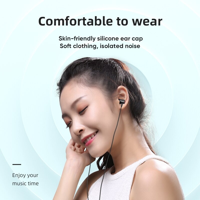 Joyroom Headset Earphone Kabel Stereo HIFI Jack 3.5mm Dengan Kontrol Tiga Tombol Untuk Musik / Call Mode