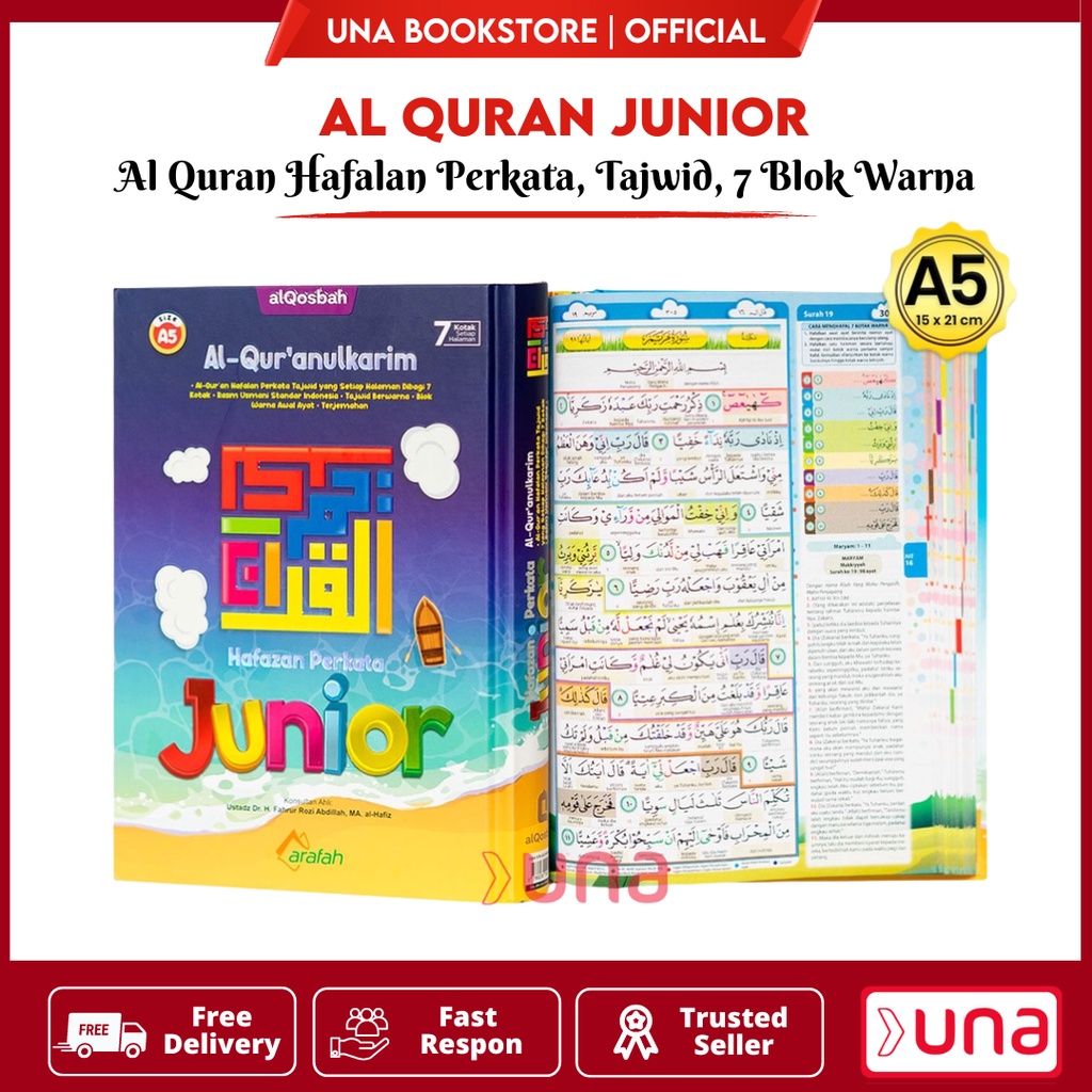 Alquran Anak Hafalan Junior Ukuran Sedang A5