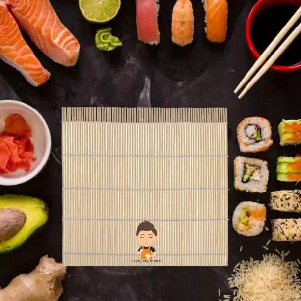 

ㆊC Tikar Penggulung Sushi / Tikar Sushi Mat / Sushi Roller / Sushimat DIY Sushimat Tiker STOK BANYAK 2497 ✯