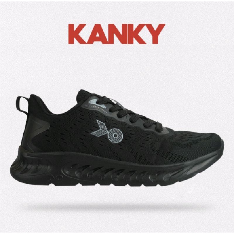 Kanky Yuga Kabuki - sepatu kanky fullblack