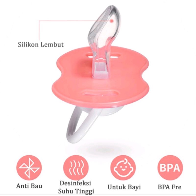 Empeng Baby dan Pengait empeng / baby pacifier dan gantungannya serta box penyimpannya