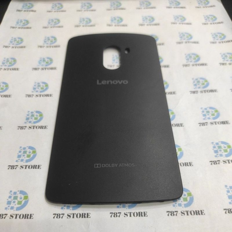 BACKCOVER LENOVO K4 NOTE A7010A48 BLACK ORIGINAL BEKAS