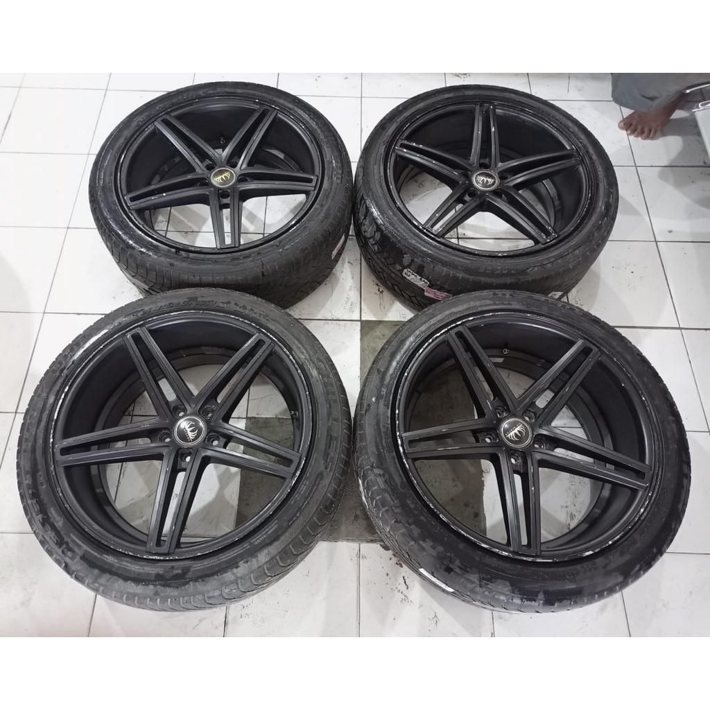VELG MOBIL SECOND VOSSEN RING 20 LEBAR 8,5/9,5 PCD 5X114 ET`45 (BAN BONUS)