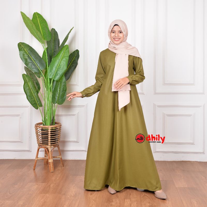 Gamis Basic dewasa, gamis umroh, abaya dewasa