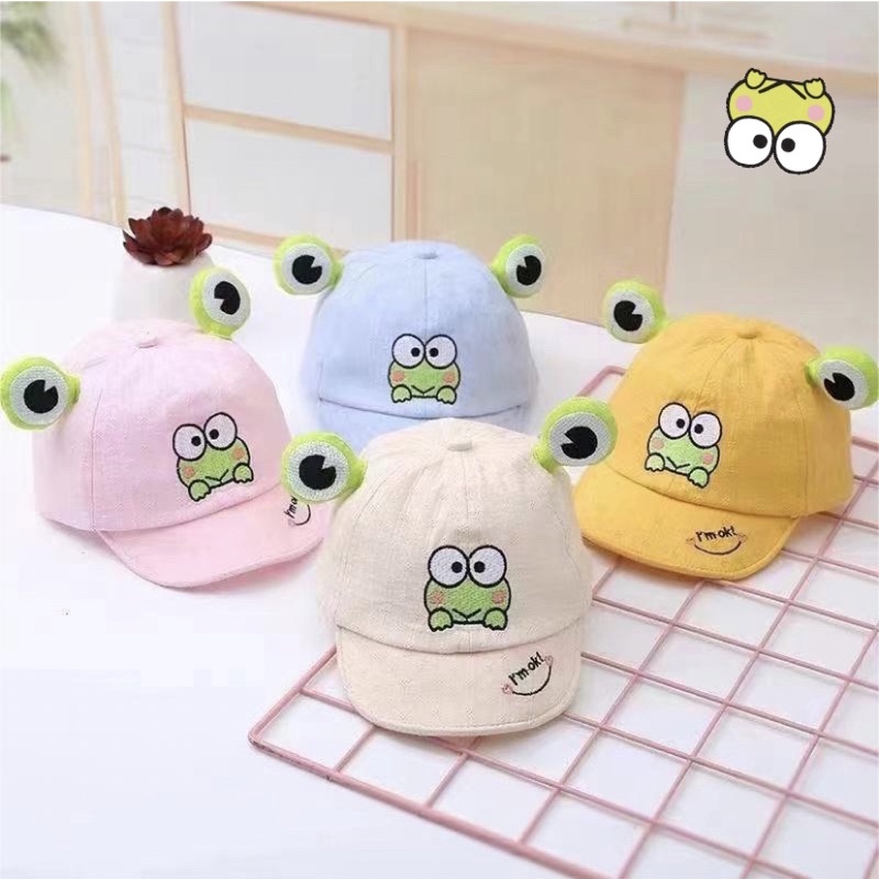 Topi Anak Import Keropi Lucu 3D