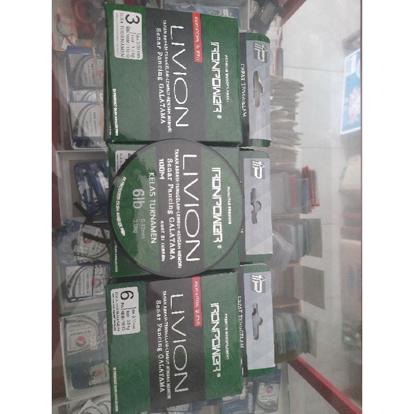 Senar pancing iron power livion