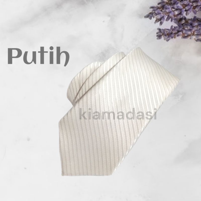 Dasi Kantor Slim 2Inch Warna Hitam Slimfit Tie