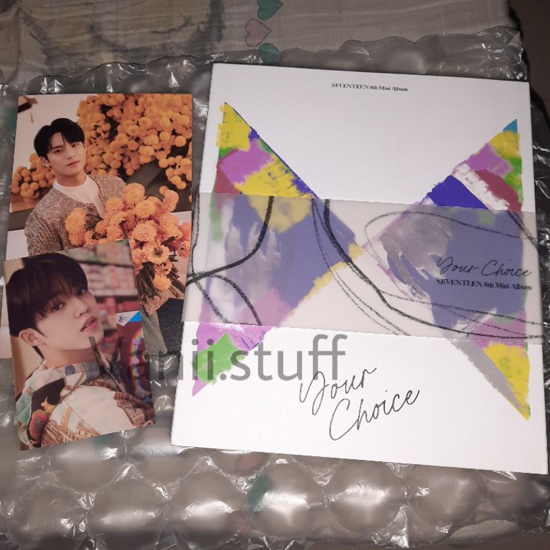 ALBUM ONLY SEVENTEEN Your Choice One Side ver