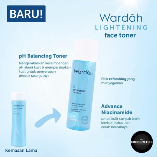 Wardah Lightening Face Toner Hydrating toner 125 ml