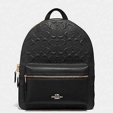 Backpack Coach Medium Charlie Signature Leather