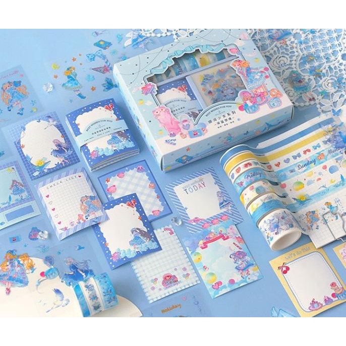 

Cute Girl Diary Extra Set - Washi Tape, Sticky Notes & Stickers Add On