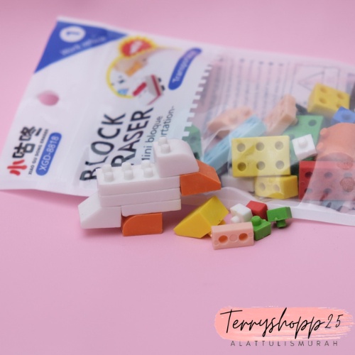 

Penghapus Model Lego Lucu Hapusan Imut Bentuk Mainan Balok