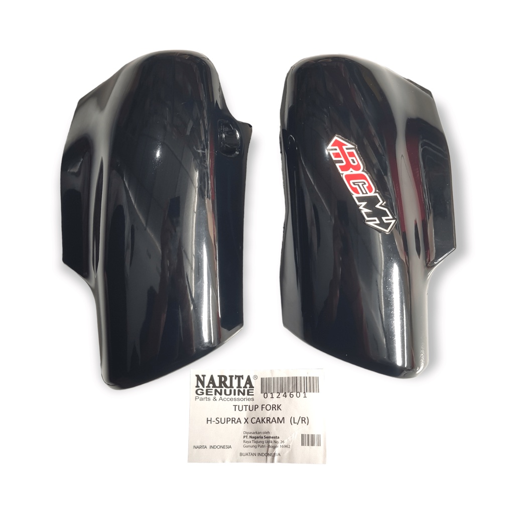 SEPASANG TUTUP COVER BODI BODY SHOK SKOK SOK SHOCK DEPAN FOROK POROK FRONT FORK CAKRAM CAKERAM KANAN KIRI HONDA SUPRA X SUPRAX FIT SUPRAFIT LAMA OLD BLACK HITAM BEST QUALITY BAHAN TEBAL JAMINAN KUALITAS