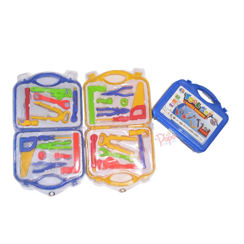 MAINAN EDUKASI ANAK KOPER TOOLS SET/ MAINAN PERTUKANGAN SET