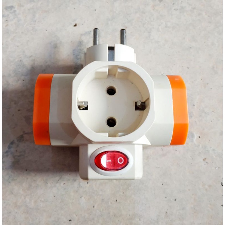 Steker T arde+ switch on/off VISICOM