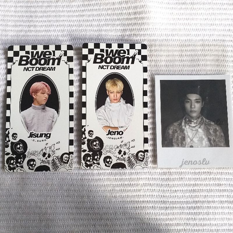 READY STOCK Pola Jeno hello future (Future Ver), Scratch Boom Card Jisung dan Jeno