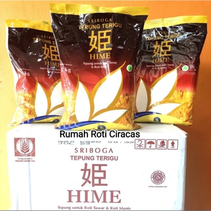 

TEPUNG TERIGU SRIBOGA HIME 1KG PROTEIN TINGGI SUPER HIGH PREMIUM 1KG