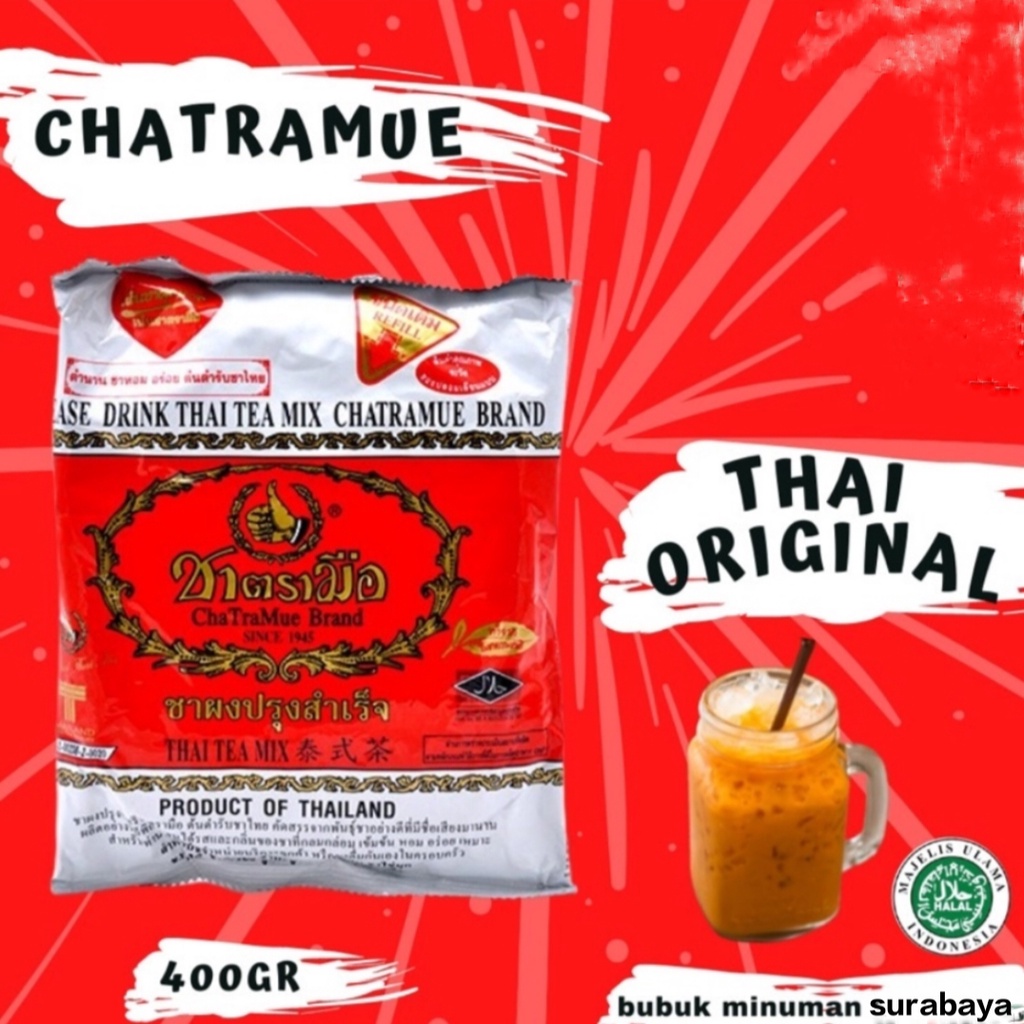 

THAI TEA ORIGINAL CHATRAMUE 400 GRAM THAILAND