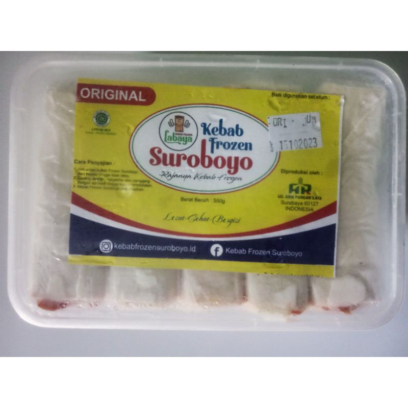 

Suroboyo Kebab Original isi 10
