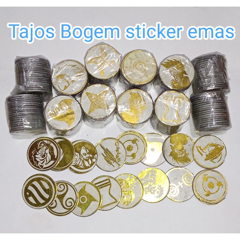 Tajos Besi Tebal / Tazos Gacoan 10pcs / Mainan Tazos anak