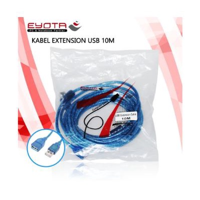 Usb A 2.0 extension cable eyota 10 meter am-af 480Mbps - Kabel usb2.0 male female 10m
