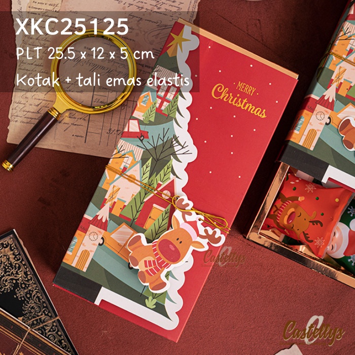 

Kotak Box Natal XKC25125 Kue Kering Cookies Nastar Hampers Christmas